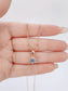 Julia 1 Carat Rose Gold Classic Solitaire Necklace