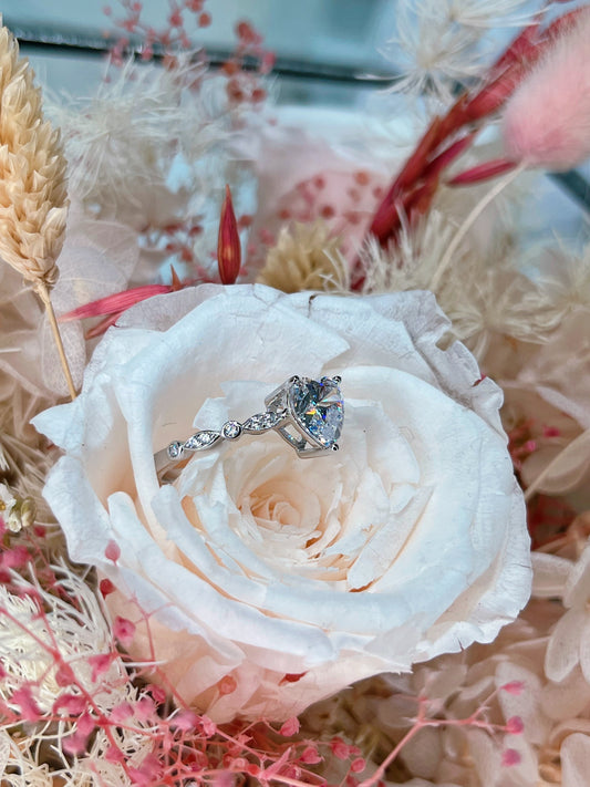 Abby Elevated Heart Ring