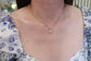 Julie 2 Carat Rose Gold Classic Solitaire Necklace