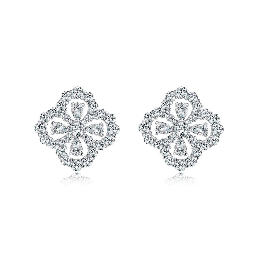 Cleo Diamond Clover Ear Studs