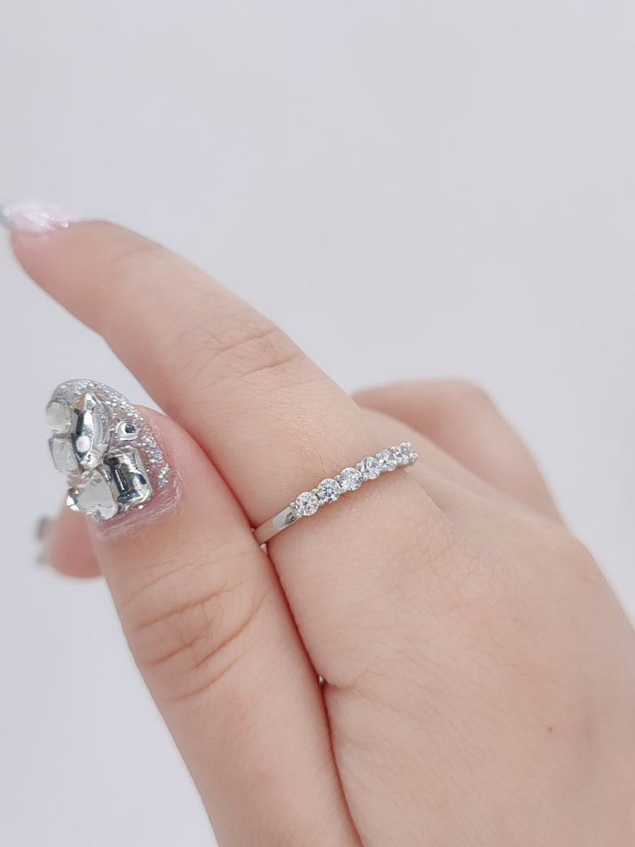 Milly 0.06 Carat Half Eternity Ring