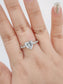 Abby Elevated Heart Ring